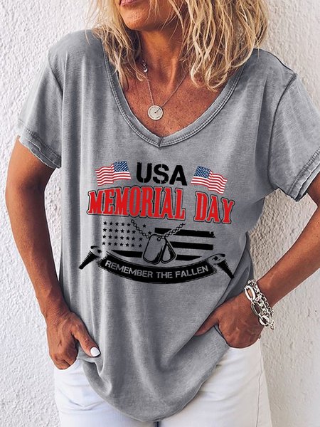 

Memorial Day Women's T-Shirt, Grey, T-shirts