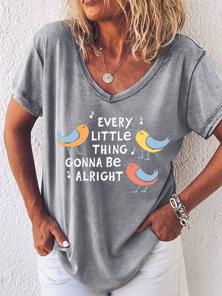 

Every Little Thing Gonna Be Alright Women's T-Shirt, Grey, T-shirts