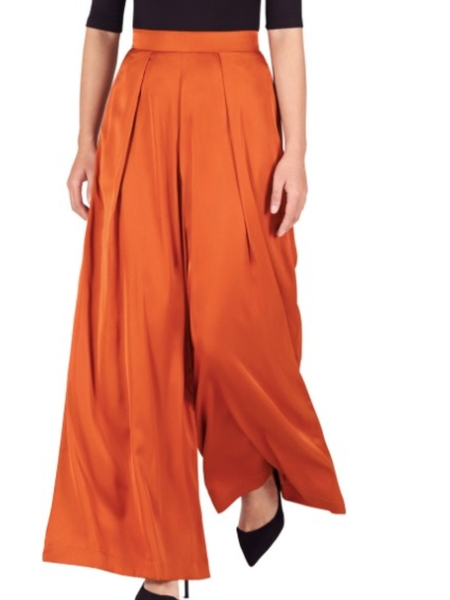

Work Shift Wide Leg Pants, Brick red, Wide Leg Pants