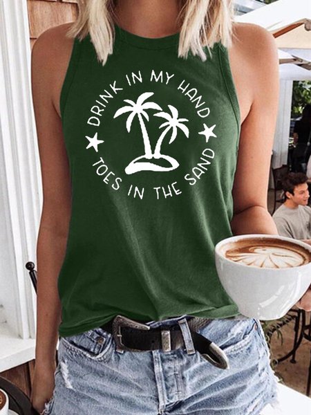 

Family Vacation Women's Sleeveless Shirt, Dark green, Tank Tops