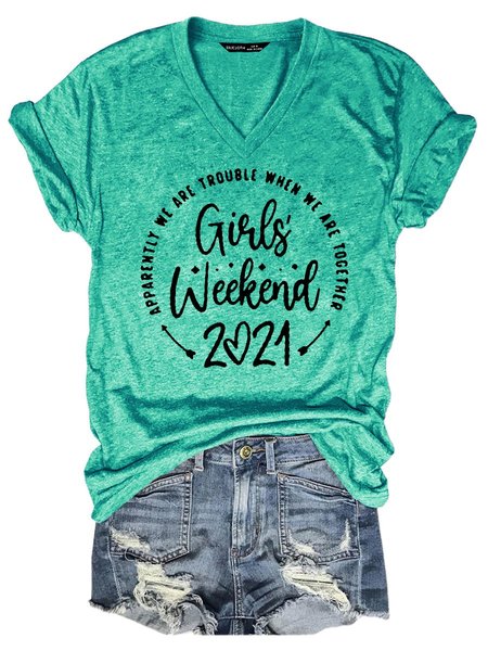 

Girl's Weekend 2021 Women's T-Shirt, Grass green, T-shirts