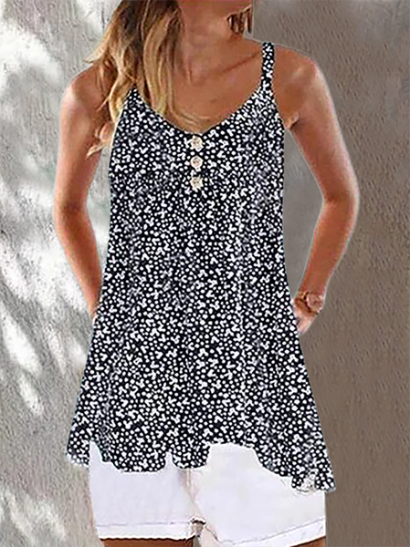 

Plus size Sleeveless Holiday Casual Shirts & Tops, Purplish blue, Tops
