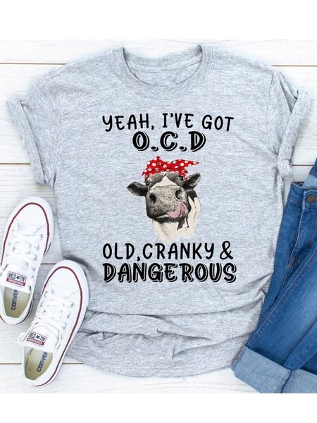 

Yeah, I've Got O.C.D Tee, Gray, T-shirts
