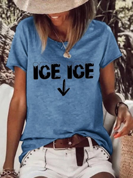 

Ice Ice Shirt, Blue, T-shirts