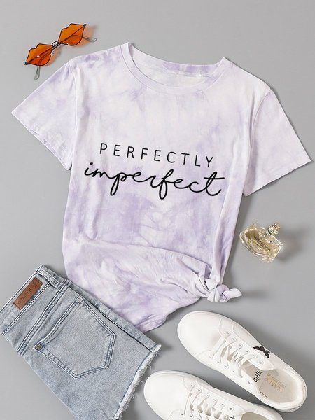 

perfectly imperfect tee, Purple, T-shirts