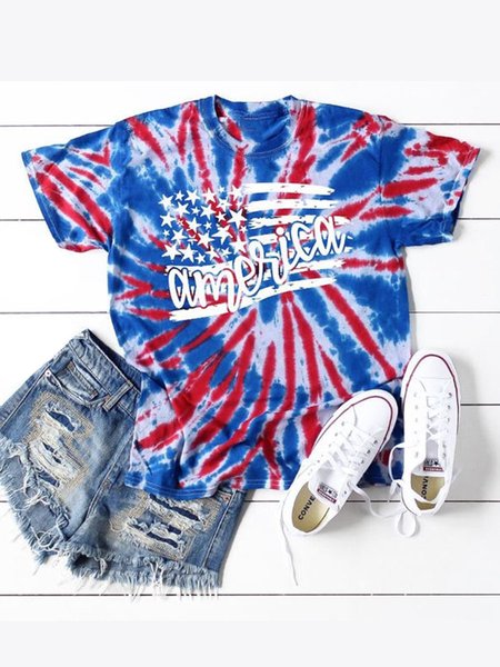 

America Women Tee, Multicolor, T-shirts