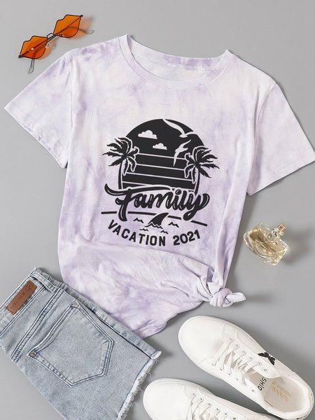 

Holiday Short Sleeve Shirts & Tops, Purple, T-shirts