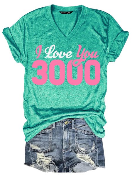 

I Love You 3000 Women T-Shirt, Grass green, T-shirts
