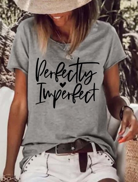 

Perfectly Imperfect Shirt, Gray, T-shirts