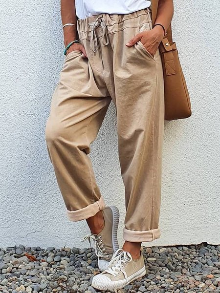 

Pantaloni Misto Cotone, Cachi, Pants