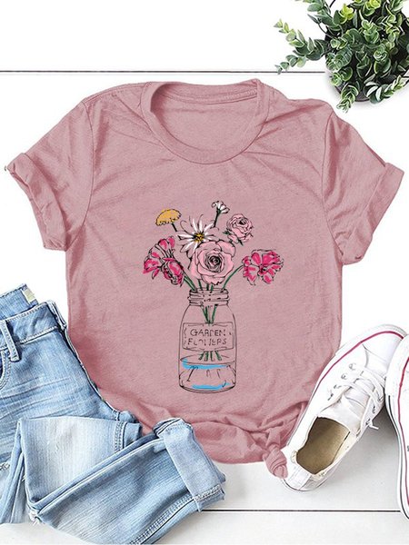 

Garden Flowers Women T-Shirt, Brick red, T-shirts