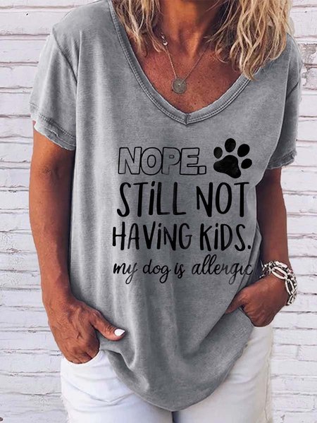 

Slogan Graphic Funny T shirt, Gray, T-shirts