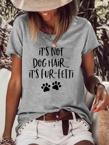 It's Not Dog Hair Women's T-Shirt, Grey, T-shirts