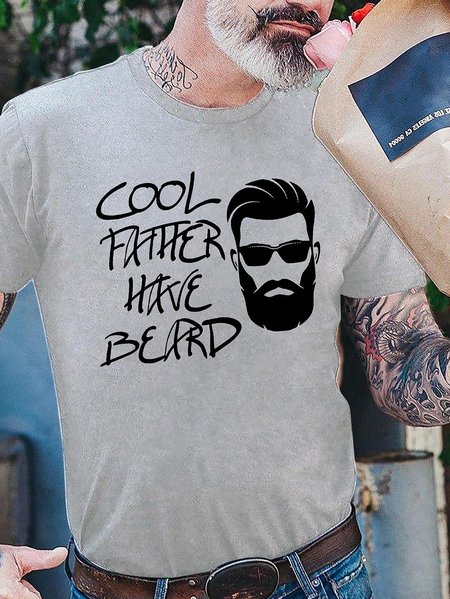 

Cool Father Have Beard T-shirt, Light gray, T-shirts