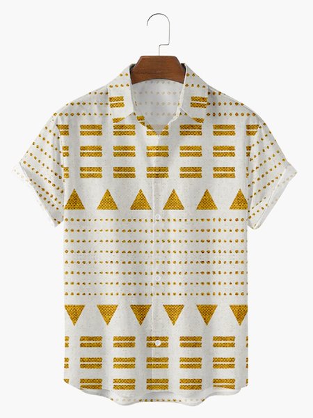 

Casual Shirt Collar Shirts & Tops, Beige, Men's Floral shirt