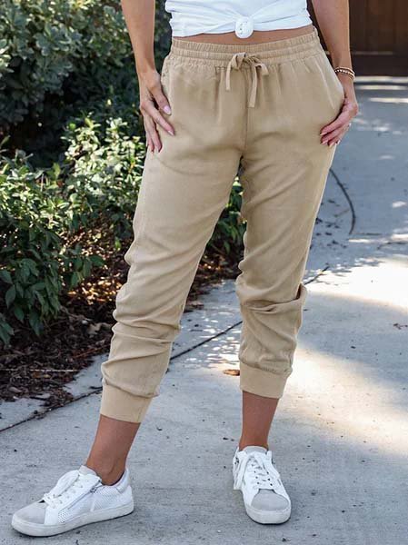 

Solido Tasche Casuale Pantaloni, Cachi, Bottoms