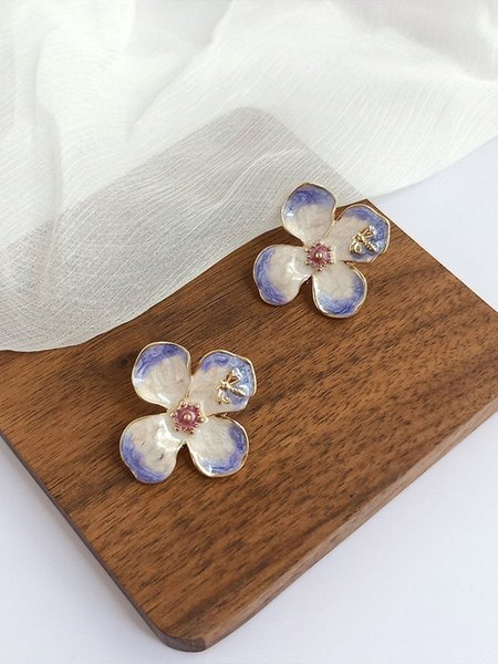 

Sweet Earrings, Purple, Earrings