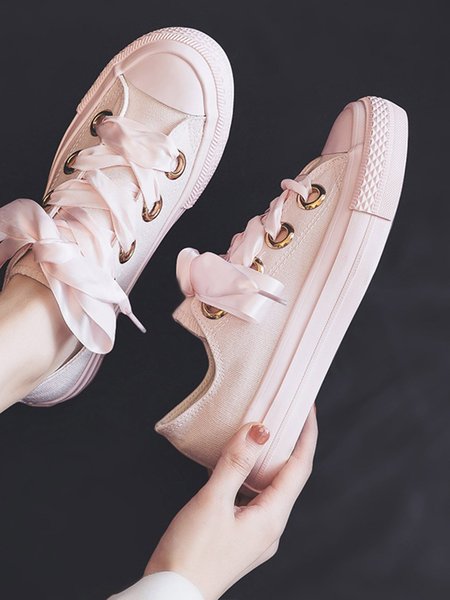 

JFN Cloth Daily Flats, Pink, Flats