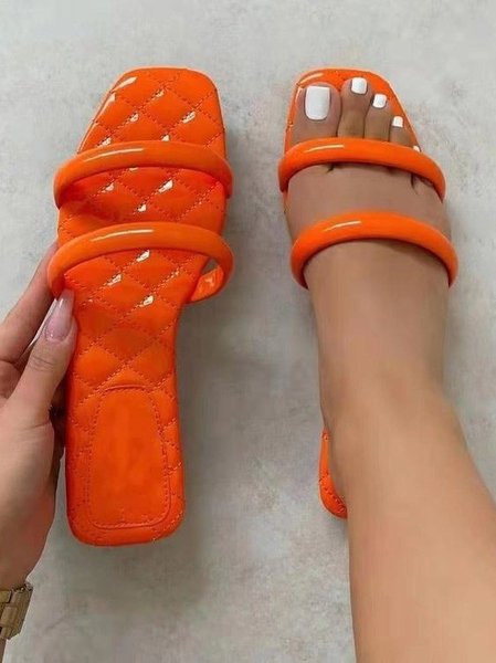 

Flat Heel Daily Slipper, Orange, Women Shoes>>Women's Shoes>>Women sandals Slippers