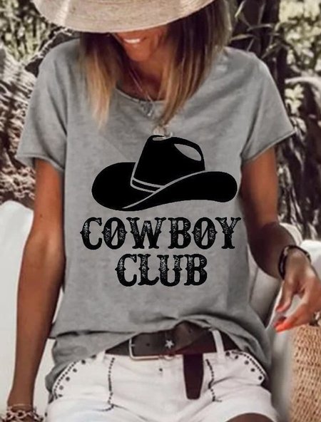 

Short Sleeve Crew Neck Shirts & Tops, Gray, T-shirts