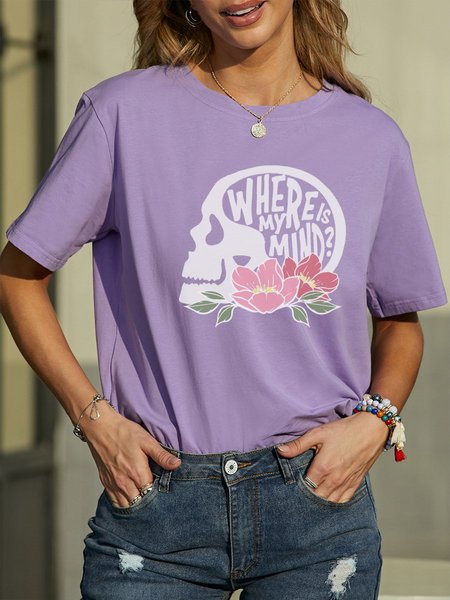 

Where Is My Mind Women T-Shirt, Purple, T-shirts