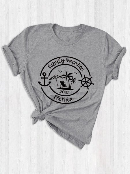 

2021 Vacation Friend Matching Shirts, Gray, T-shirts