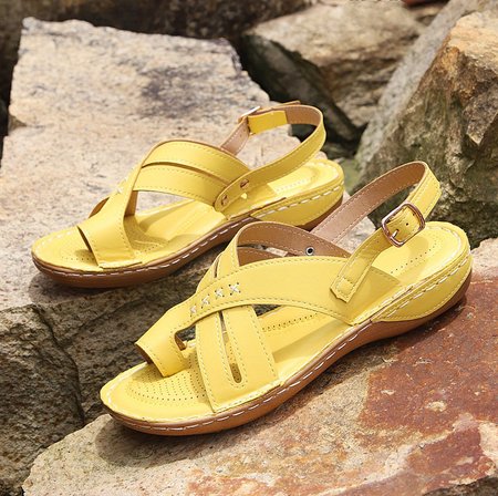 

Daily Slippers, Yellow, Sandals