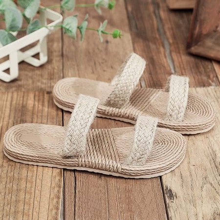 

Fleece Daily Slippers, Beige, Slippers