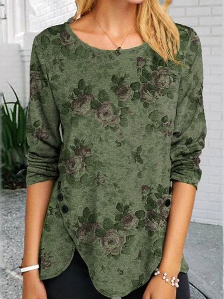 

Top Maniche Lunghe Panelled Misto Cotone, Come immagine, T-Shirts