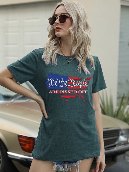 

We The People Are Pissed Off Women Tee, Dark green, T-shirts