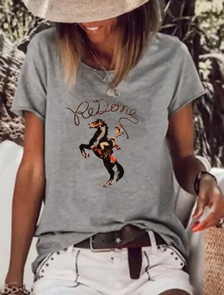 

Short Sleeve Casual Shirts & Tops, Gray, T-shirts