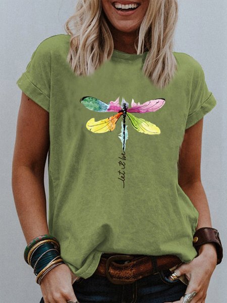 

Casual Animal T-shirt, Green, T-Shirts