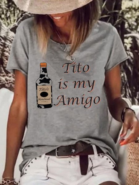

Tito Is My Amigo T Shirt, Gray, T-shirts