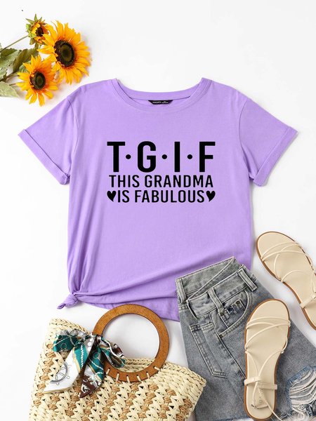 

This Grandma Is Fabulous Women's T-shirt, Purple, T-shirts