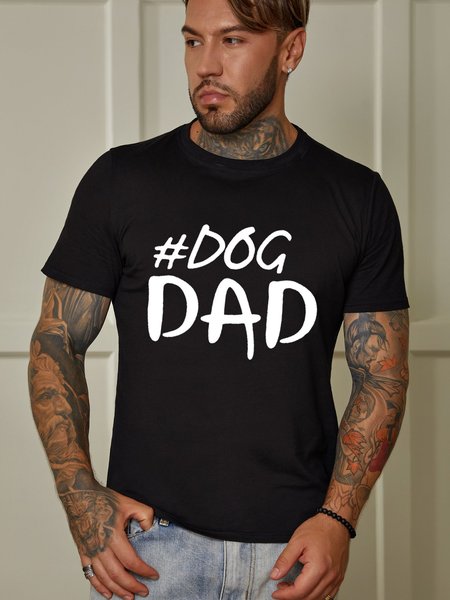 

Dog Dad Men’s T-Shirt, Black, T-shirts