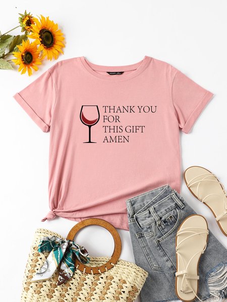 

Thank You For This Gift Amen Women T-Shirt, Pink, Tops