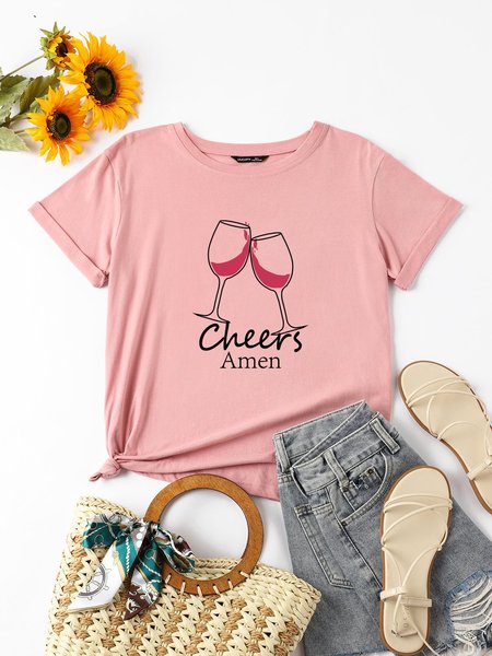 

Cheers Amen Women T-Shirt, Brick red, T-shirts