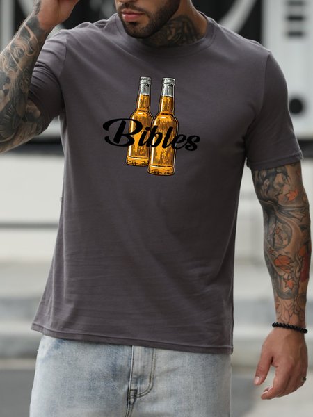 

Beer Bibles Men T-Shirt, Deep gray, T-shirts