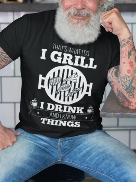 

Casual T-shirt, Black, T-shirt