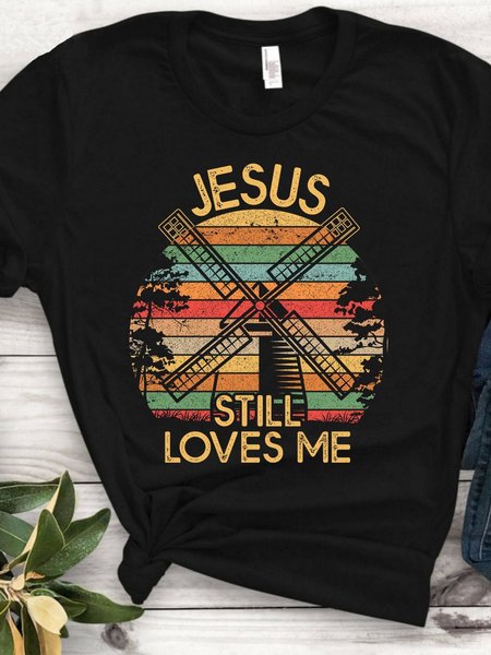 

Casual Crew Neck Shirts & Tops, Black, T-shirts