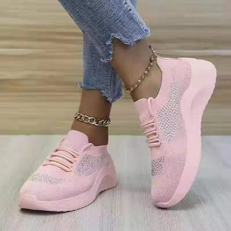 

Cloth All Season Sneakers, Pink, Sneakers