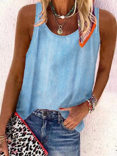 

Casual Shirts & Tops, Blue, Tops