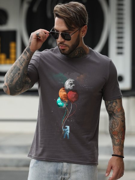 

The spaceman's trip Casual Shirts & Tops, Deep gray, T-shirts