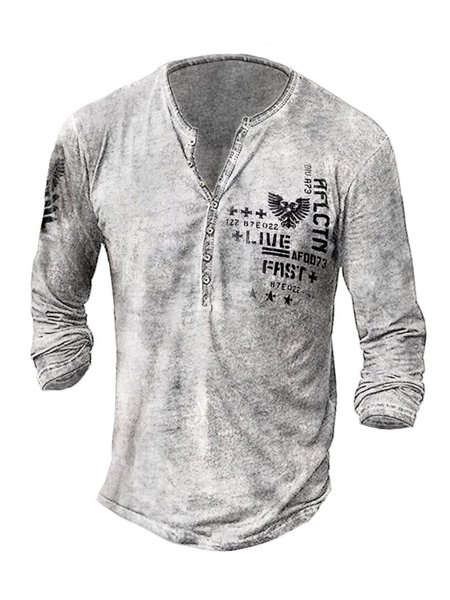 

Cotton-Blend V Neck Shirts & Tops, White, Men's t-shirts