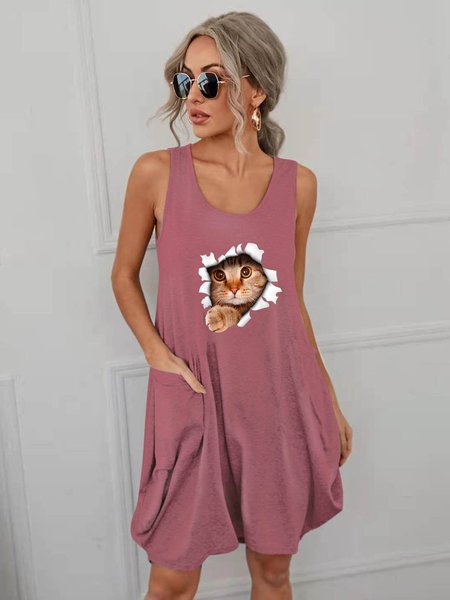 

Kitten Cat Women Dresses, Wine red, Dresses