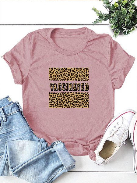

Vaccinated Leopard Women T-Shirt, Brick red, T-shirts