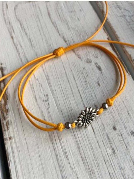 

Alloy Bracelets, Yellow, Bracelets & Anklets