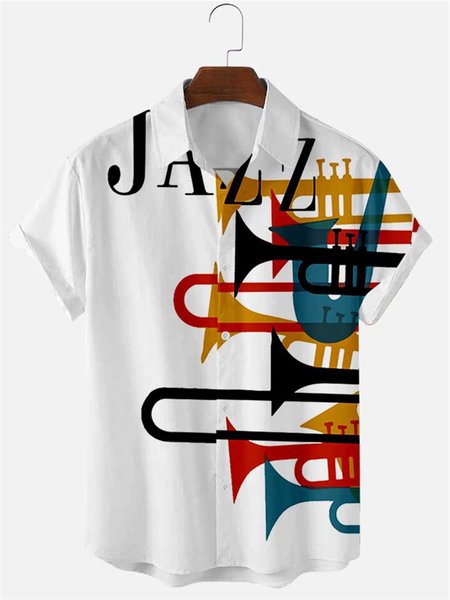 

Regular Fit Short Sleeve Casual&Street Wear Shirt for Men, White, Shirts