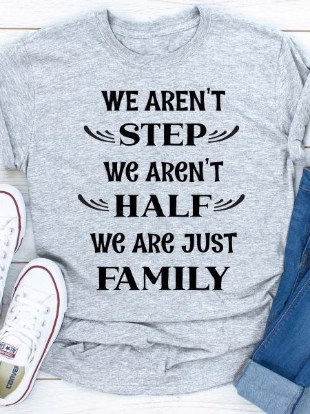 

We Aren't Step We Aren't Half Tops, Gray, T-shirts