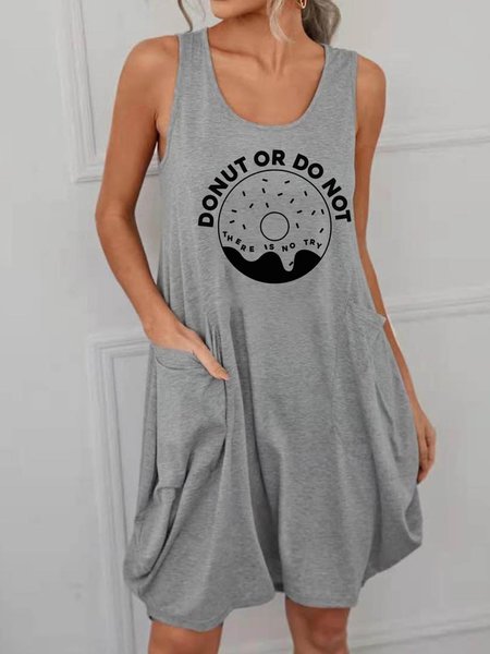 

Donut Or Do Not Dresses, Light gray, Casual Dress